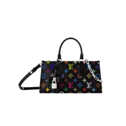 Louis Vuitton LV x TM OnTheGo East West Chain Tote Bag 9.8in/ 25cm Multicolore Black For Women M13260