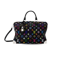Louis Vuitton LV x TM Speedy Soft 30 Top Handle Bag 11.8in/ 30cm Multicolored Gold Hardware For Women M13257