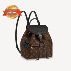 [True-to-ORIGINAL] Louis Vuitton Montsouris BB Backpack Black For Women 13IN/ 33cm M45515