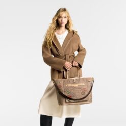 Alternative view of [True-to-ORIGINAL] Louis Vuitton Neverfull Bandouliere Inside Out GM Tote Bag 15.4in/ 39cm Beige Gold Hardware For Women M11948