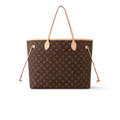 Louis Vuitton Neverfull GM Tote Bag 15.4in/ 39cm Pivoine Pink Monogram Gold Hardware For Women M41180