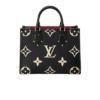 Louis Vuitton OnTheGo PM Tote Bag 9.8in/ 25cm Black Gold Hardware For Women M45659