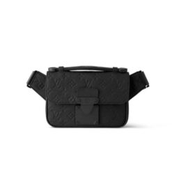 Louis Vuitton S Lock Sling Bag Black For Men, Men’s Bags 8.3in/21cm LV M58487