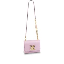 Louis Vuitton Twist PM Monogram Flower Wisteria Purple For Women, Women’s Handbags, Shoulder And Crossbody Bags 9.1in/23cm LV M59405
