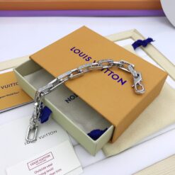 Alternative view of Louis Vuitton Monogram Chain Bracelet Silver Tone For Men M00308