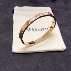 Alternative view of Louis Vuitton Pattern Bracelet Gold For Women