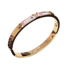 Louis Vuitton Pattern Bracelet Gold For Women