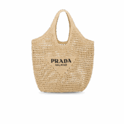Prada Raffia Tote Bag Beige For Women 1BG424_2A2T_F0018_V_OOO – 20 Inches / 51 Cm