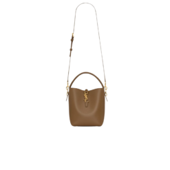 Alternative view of Saint Laurent LE 37 Small Top Handle Bag 7.9in/ 20cm Dark Cork Gold Hardware For Women 7490362R20W2760