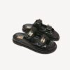 Chanel Sandals With Chanel Logo Black For Women