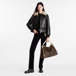 Alternative view of [True-to-ORIGINAL] Louis Vuitton Artsy MM Tote Bag 16.1in/ 41cm Monogram Canvas Brown Gold Hardware For Women M44869