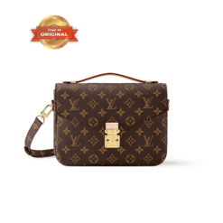 [True-to-ORIGINAL] Louis Vuitton Pochette Metis Shoulder Bag 9.8in/ 25cm Brown Gold Hardware For Women M44875