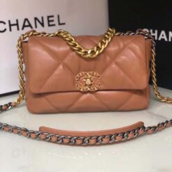 Alternative view of Chanel 19 Handbag 26cm Brown For Women AS1160
