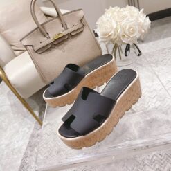 Hermes Eze 30 Sandal Black For Women, Women’s Shoes H221026Z 02350