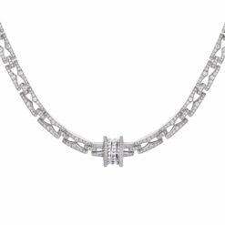 Bvlgari B.zero1 Necklace White Gold For Women 358320