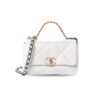 Chanel 19 HandBag White For Women 10.1in/26cm AS1160