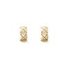 Chanel Coco Crush Earrings Beige Gold For Women J11754