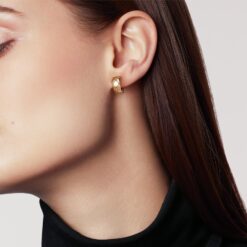 Alternative view of Chanel Coco Crush Earrings Beige Gold For Women J11754