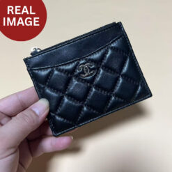 Alternative view of Chanel CO-CO Pouch Black Silver Hardware For Women 11.5cm/4.5in
