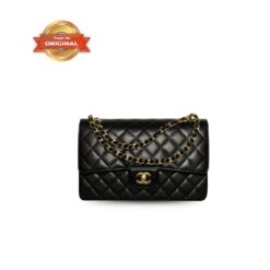 [True-to-ORIGINAL] Chanel Large Classic Handbag Black For Women 30cm/11.7in A58600 Y01864 C3906