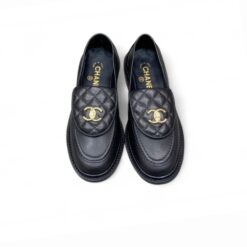 Chanel Loafers Black For Women, Women’s Shoes G36646