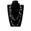 Chanel Pearl Necklace Gold For Women