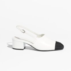 Alternative view of Chanel Slingbacks White/Black For Women G46279-B19546-NAEET