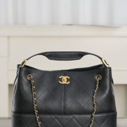 Alternative view of Chanel Shopping Small Tote Bag 14.2in/ 36cm Black Gold Hardware For Women