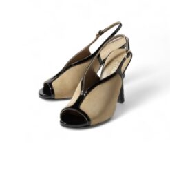 Chanel Suede Sandals Beige/Black For Women G46538-B20969-U1768