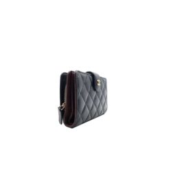 Alternative view of Chanel CC Lambskin Wallet Gold Hardware Black For Women 5.9 in / 15 cm