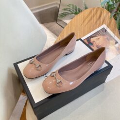 Gucci Women’s Ballet Flat With Horsebit Pink For Women GG
