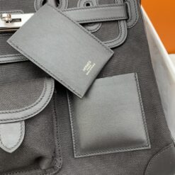 Alternative view of Hermes Birkin Cargo 35 Top Handle Bag 13.8in/ 35cm Black Silver Hardware For Women