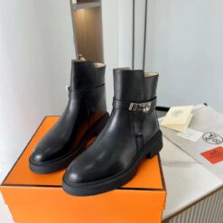 Hermes Veo Ankle Boots Black For Women, Women’s Shoes H221827ZH01435