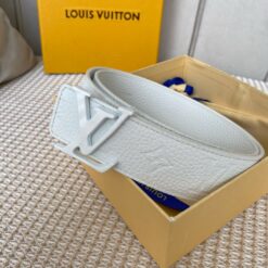 Alternative view of Louis Vuitton Iconic Reversible LV Belt White