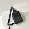 Louis Vuitton Outdoor Slingbag Taigarama Noir Black For Men, Men’s Bags, Crossbody Bags 8.3in/21cm LV M30741
