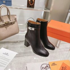 Hermes Saint Germain Ankle Boots Black For Women, Women’s Shoes H182102Z 02360