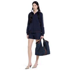 Alternative view of Gucci Giglio Large Tote Bag 23.6in/ 60cm Dark Blue Gold Hardware For Women ‎‎‎853971 CAABV 4541