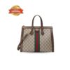 [True-to-ORIGINAL] Gucci Ophidia Medium Top Handle Bag Beige For Women 34cm/13.5in ‎524537 K05NB 8745