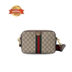 [True-to-ORIGINAL] Gucci Ophidia Small Crossbody Bag Beige For Women 23cm/9.2in 699439 9C2ST 8920