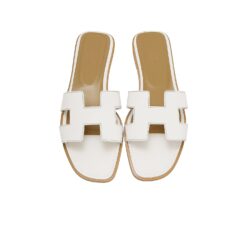 Hermes Oran Sandal Ivory For Women, Women’s Shoes H021056Z