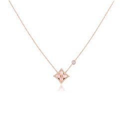 Louis Vuitton Color Blossom BB Star Pendant Necklace Pink-Toned For Women Q93612