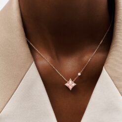 Alternative view of Louis Vuitton Color Blossom BB Star Pendant Necklace Pink-Toned For Women Q93612