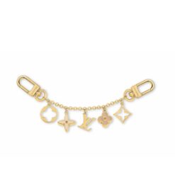 Louis Vuitton Fleur de Monogram Bag Charm Chain For Women M01413