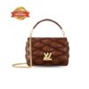 [True-to-ORIGINAL] Louis Vuitton GO-14 MM Handbag Tan For Women 23cm/9.1in M23601