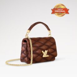 Alternative view of [True-to-ORIGINAL] Louis Vuitton GO-14 MM Handbag Tan For Women 23cm/9.1in M23601