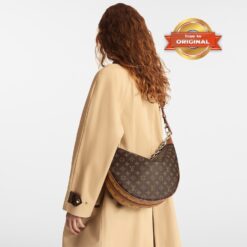 Alternative view of [True-to-ORIGINAL] Louis Vuitton Loop Hobo Monogram Canvas Brown For Women 38cm/15in M46311