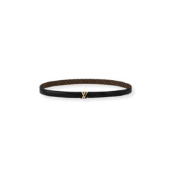 Louis Vuitton LV Mini 15mm Reversible Belt Black For Women M8869W