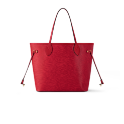 Louis Vuitton Neverfull MM Tote Bag 12.2in/ 31cm Castillan Red Gold Hardware For Women M12755