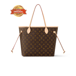 [True-to-ORIGINAL] Louis Vuitton Neverfull MM Tote Bag 12.2in/ 31cm Brown Monogram Gold Hardware For Women M40995