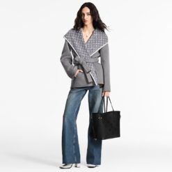 Alternative view of [True-to-ORIGINAL] Louis Vuitton Neverfull MM Tote Bag 12.2in/ 31cm Black Gold Hardware For Women M45685